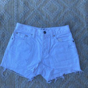 Free People white shorts